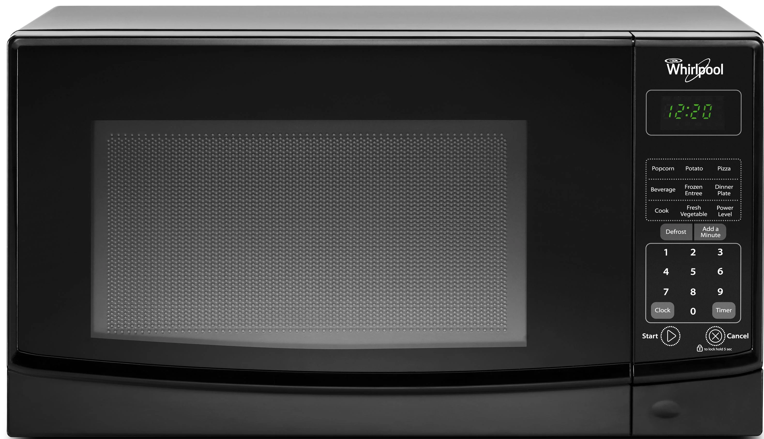 Whirlpool WMC10007AB 0.7 Cu. Ft. Countertop Microwave with 700 Watts